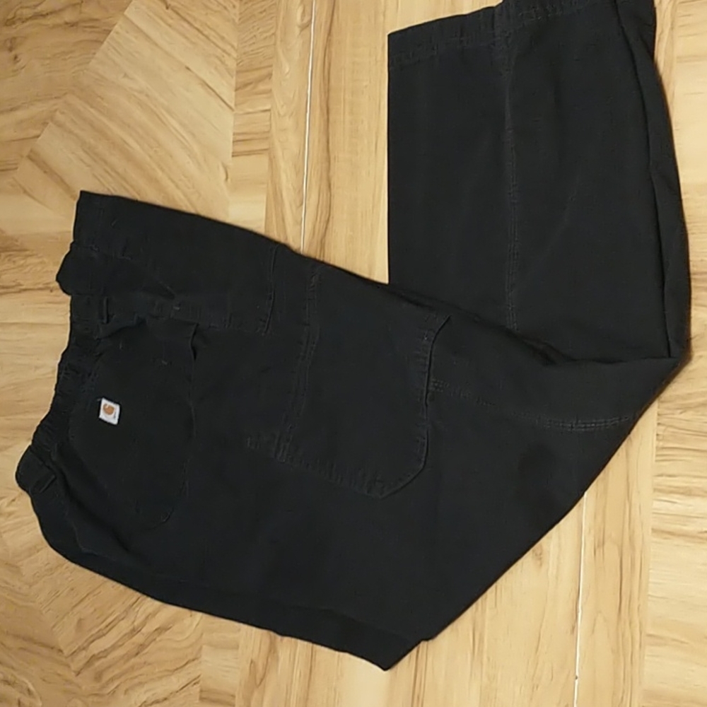 Carhartt Drawstring Cargo Pocket Pants Large Black - Picture 12 of 14